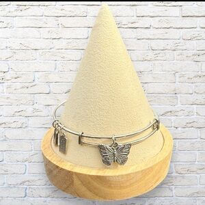 Wind and Fire Butterfly Charm Bangle